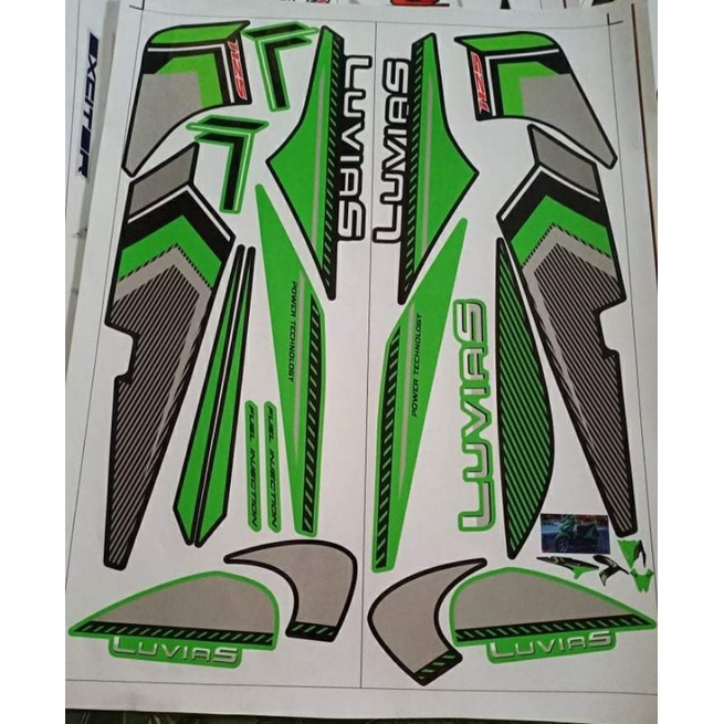 Tem rời dán xe luvias mio