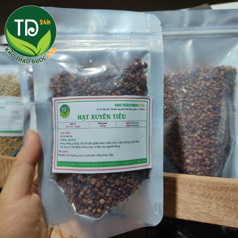[500 gram] Xuyên tiêu, hoa tiêu chuẩn vị Tứ Xuyên | Kho thảo dược 24h