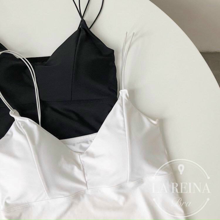 Áo bra đúc su dây kép sợi mảnh kiểu croptop mã FLA54 | BigBuy360 - bigbuy360.vn