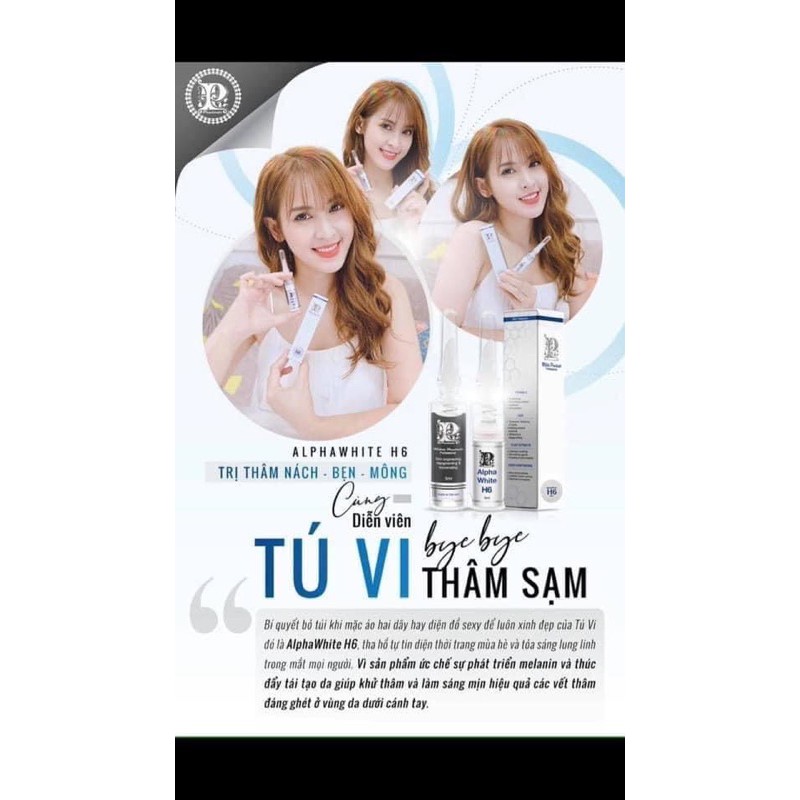 Kem hồng nhũ hoa Nuwhite N1, kem hồng vùng kin Nuwhite V1, thâm nách Nuwhite H6