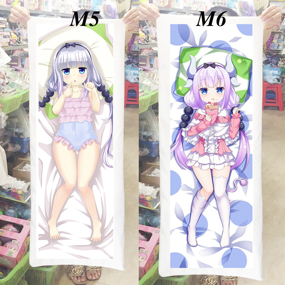 Gối ôm dài Kanna Kamui - Miss Kobayashi Dragon Maid 1mx40cm (Tặng 1 poster hoặc 1 huy hiệu)