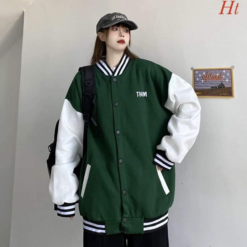Áo khoác bomber nỉ THIM HT12
