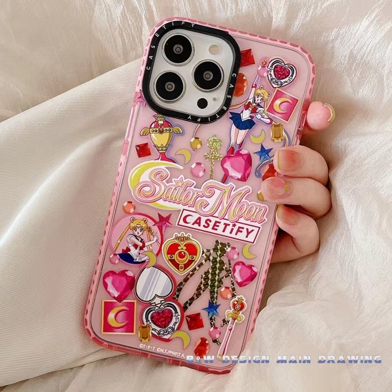 Ốp Điện Thoại Mềm Chống Sốc In Hình Thủy Thủ Mặt Trăng Cho iPhone 13 12 11 Pro MAX IX XS MAX XR i7 8 Plus