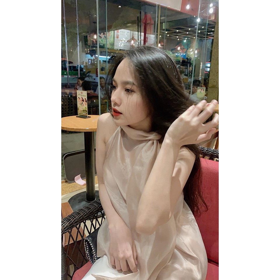 Áo tơ cổ nơ Ruby