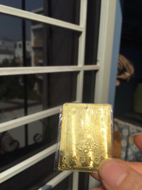 100 miếng vàng lá Quan Âm bình an và tài lộc