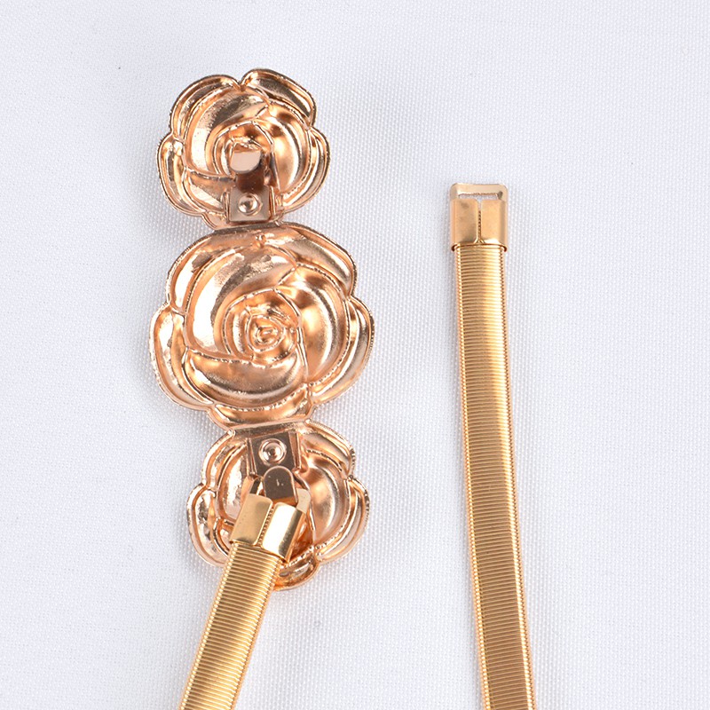 Thắt lưng hoa đính đá kiểu dáng thanh lịch dành cho nữ