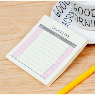 Giấy ghi chú Checklist
