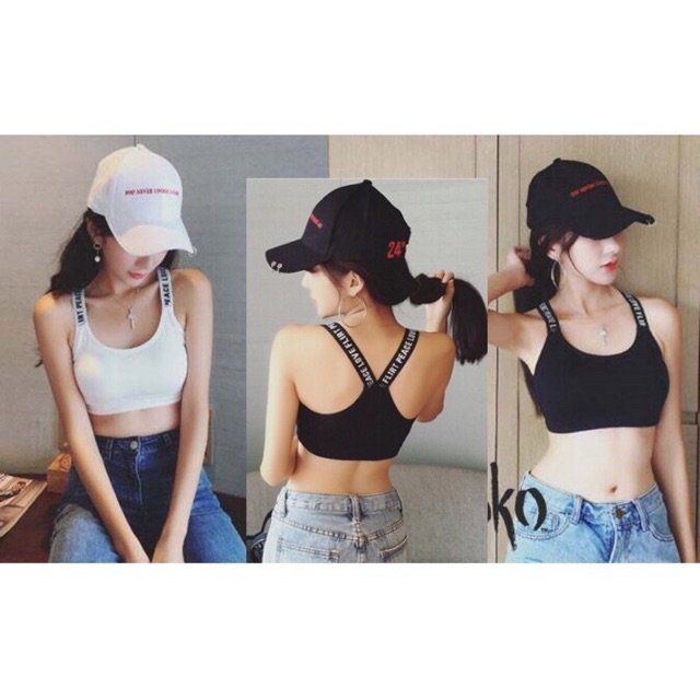 Áo bra croptop thể thao trẻ trung năng động, Leblurshop