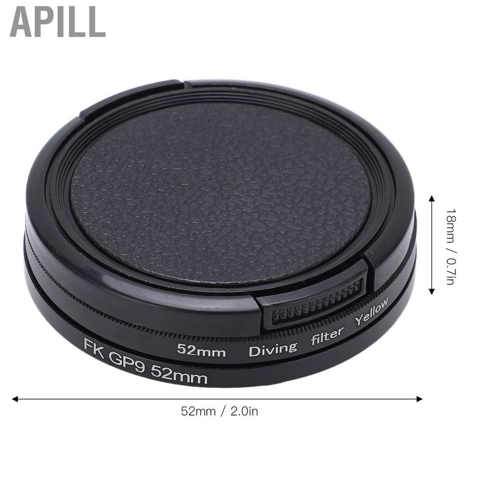 Bộ lọc ống kính máy ảnh màu vàng 52mm thay thế cho HERO 9 | BigBuy360 - bigbuy360.vn