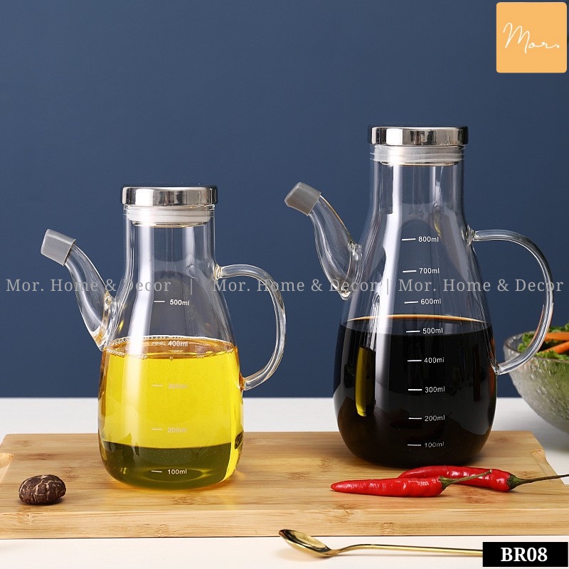BST Bình thủy tinh đựng gia vị, dầu ăn..