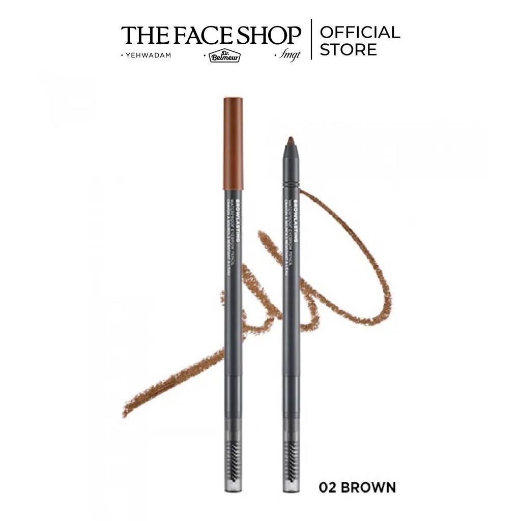 Chì Kẻ Chân Mày Đa Năng TheFaceShop Browlasting Waterproof Eyebrow Pencil 0.5G