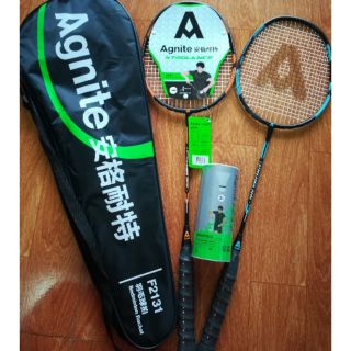 VỢT CẦU LÔNG DELI ( 1 ĐÔI ) F2110-F2131 - TẶNG KÈM HỘP 3 QUẢ CẦU XỊN