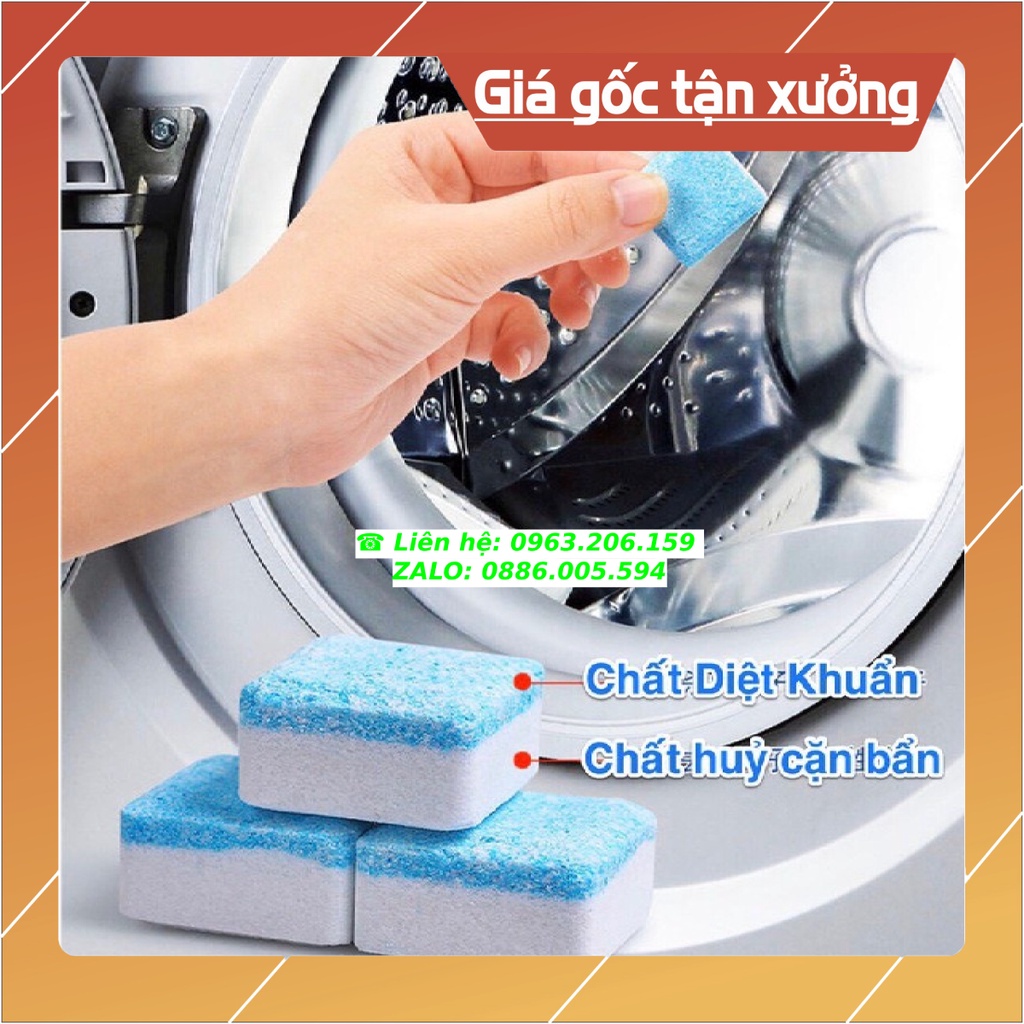 1 Hộp 12 Viên Tẩy Lồng Giặt, Vệ Sinh Lồng Máy Giặt Loại Bỏ Cặn Bẩn Và Diệt Khuẩn