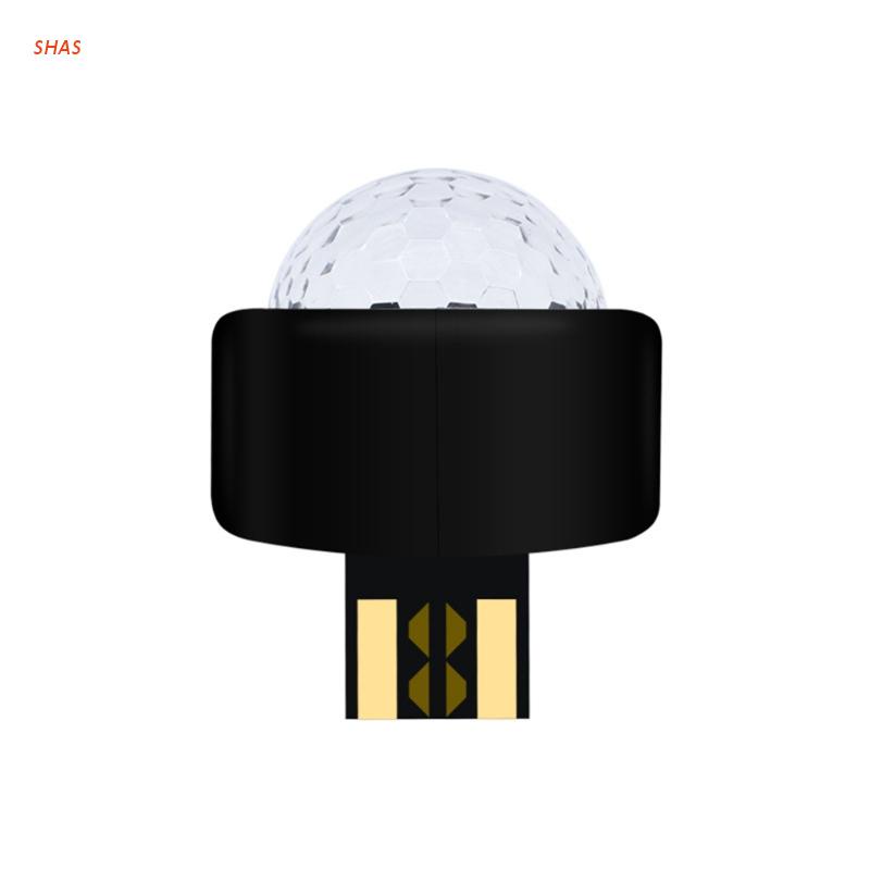 Đèn Disco Mini Usb 3 Màu Tiện Dụng Cho Gia Đình