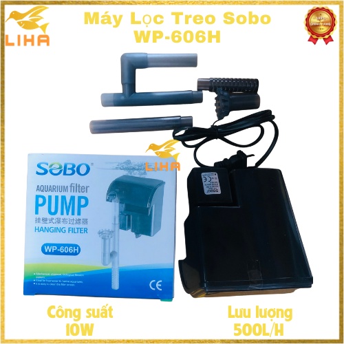 Máy Lọc Treo Sobo WP-606H (10W - 500L/H) - Lọc Nước Bể Cá Thủy Sinh