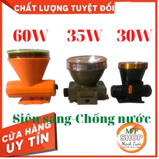 Đèn Pin Đội Đầu LED Cắm Trại Dã Ngoại Siêu Sáng Chống Nước Bền Đẹp 30W-35W-60W Chất Lượng Cao Kèm Sạc MT Shop