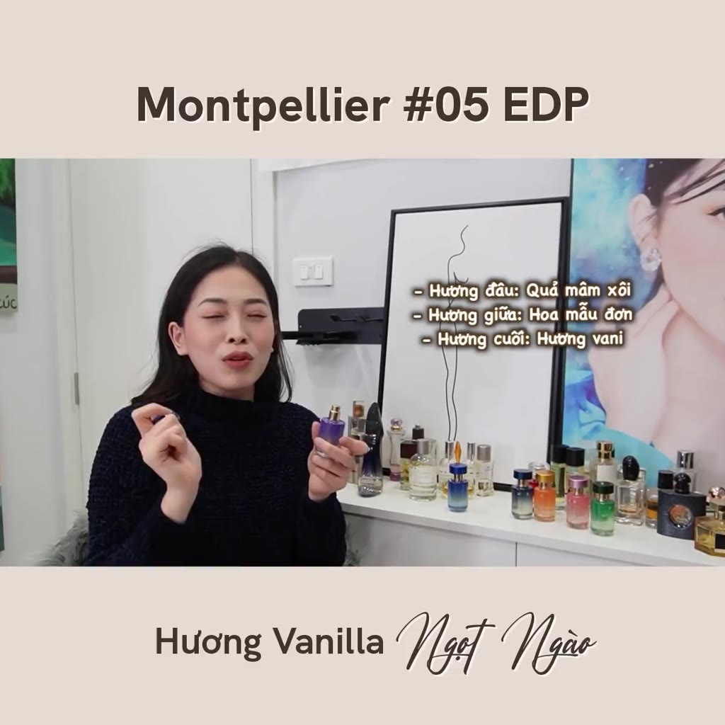 Nước Hoa Nữ Thơm Lâu De Memoria Ngọt Ngào, Hương Hoa Ấm Áp (30ml) - Montpellier 05 BST Ký Ức Đầu Tiên | BigBuy360 - bigbuy360.vn