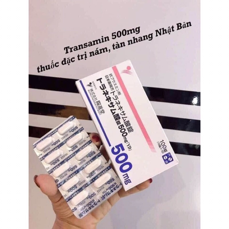 [Vỉ 10 Viên]Viên uống Transamin Skin White 500mg