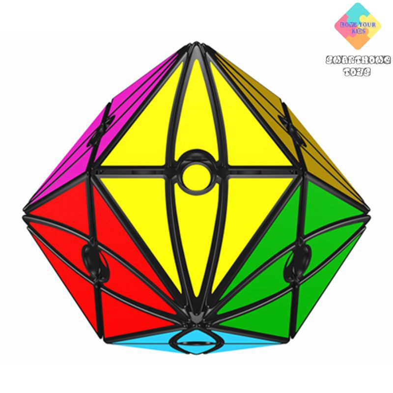 Rubik Biến Thể - Rubik Mắt Quỷ ( Evil Eyes) Skewb - Đồ Chơi Thông Minh, Rèn Luyện IQ, Tăng Cường Khả Năng Ghi Nhớ