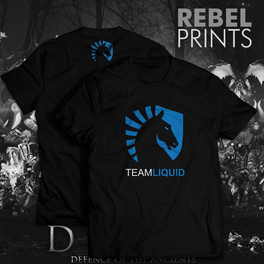 Mẫu áo thun DOTA 2 Team LIQUID T-Shirt độc chất phong cách