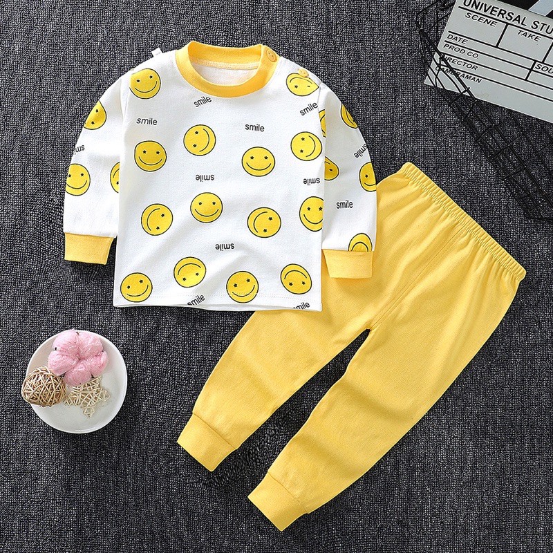 [ XẢ HÀNG] SET Đồ Bộ Thu Đông cho bé cạp cao cotton len ấm áp dày dặn, hàng quảng châu cap cấp