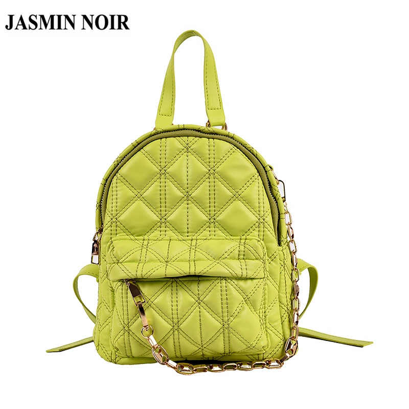 Balo dây JASMIN NOIR rút họa tiết sọc caro thời trang dành cho nữ