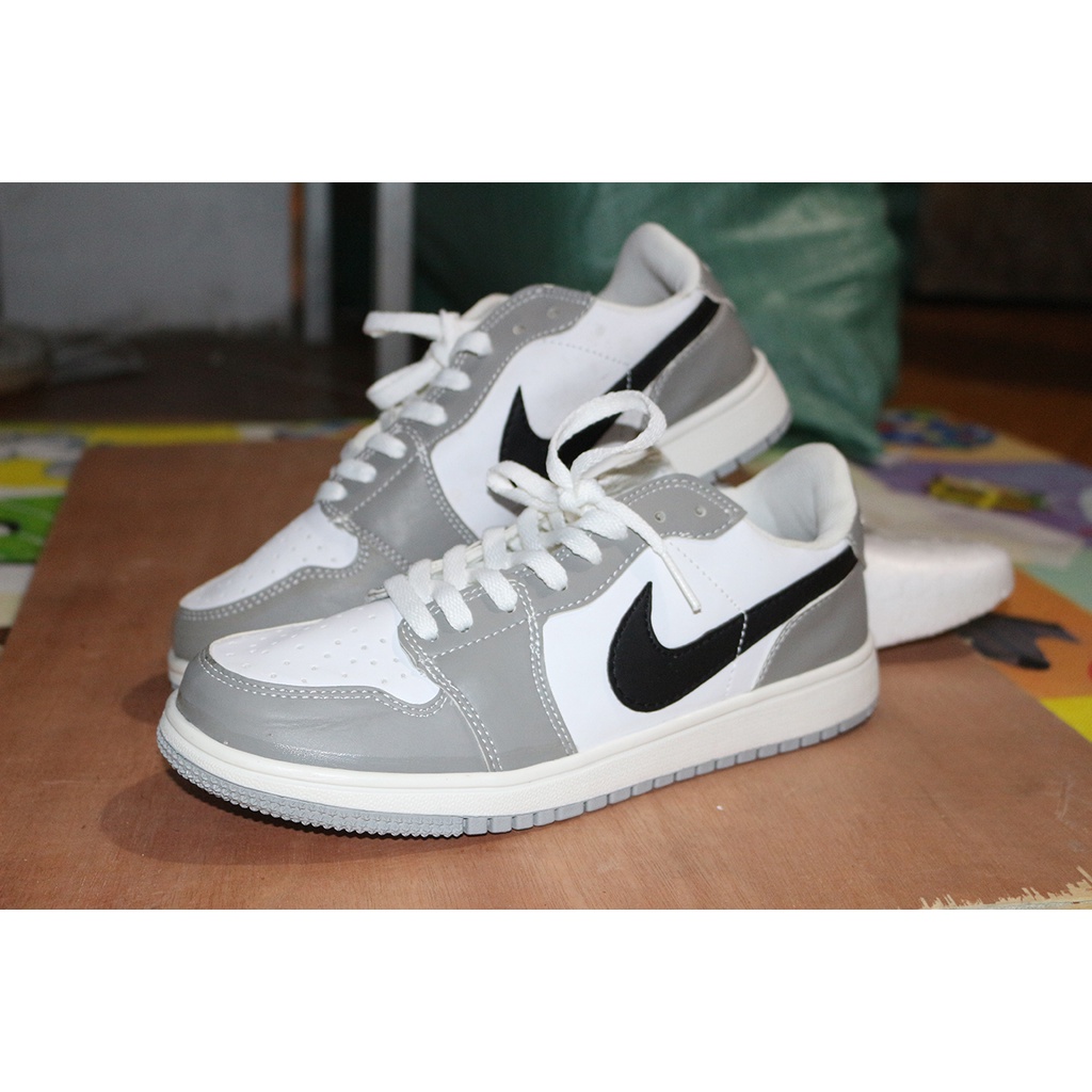 Giày Sneaker Nam Nữ màu TRẮNG cổ THẤP, Giày Nike Air Jordan 1 Siêu Đẹp Cổ Thấp Cao Cấp 2021 HÀNG MỚI