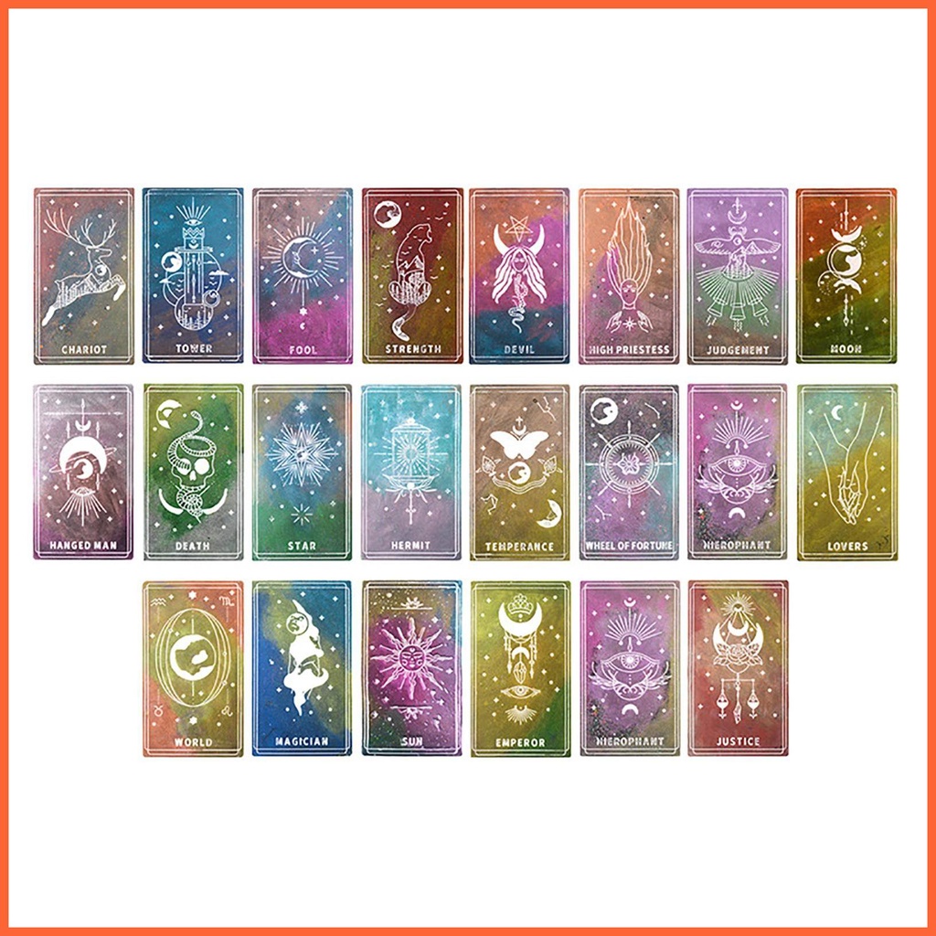 Set 10 Khuôn Silicon Trong Suốt Làm Thẻ Bài Tarot DIY