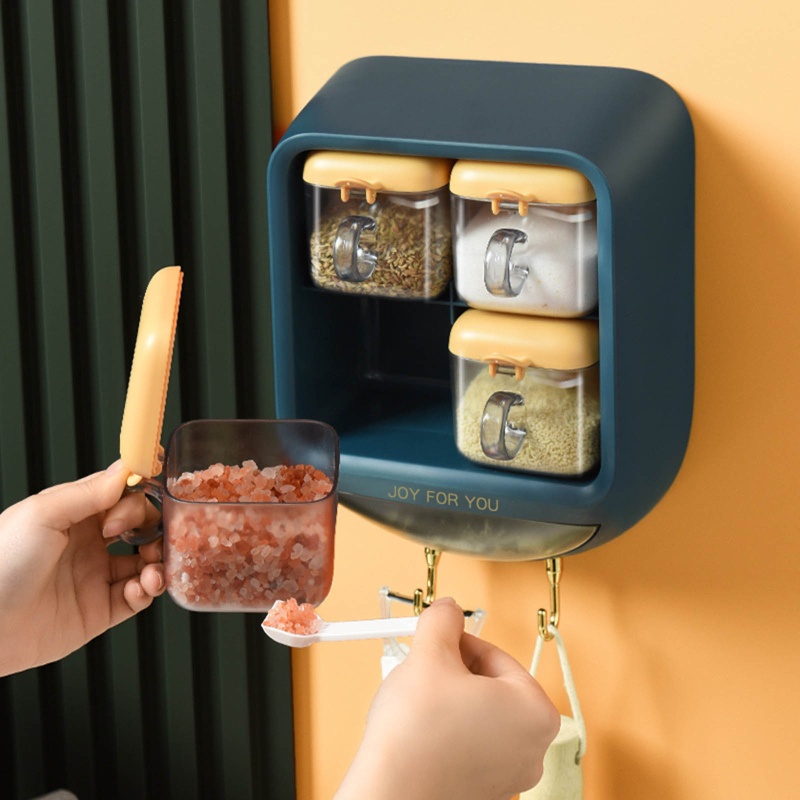 Kệ Đựng Gia Vị Gắn Tường Tiện Dụng Cho Nhà Bếp / Nhà Hàng