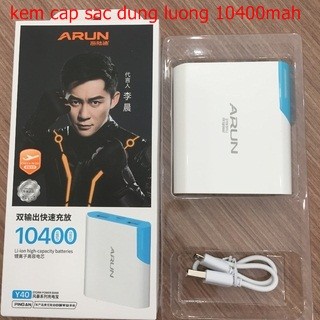 Sạc dự phòng 10400mah Arun