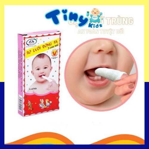 Rơ Lưỡi Đông Fa Cho Bé, tưa lưỡi vệ sinh cho bé - Tiny Kids