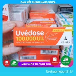 Vitamin d3 uvedose liều cao 100000 ui 2ml cho bé từ 18 tháng tuổi - xuất xứ pháp