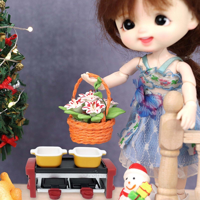 Lò Nướng Bbq Mini Trang Trí Nhà Búp Bê