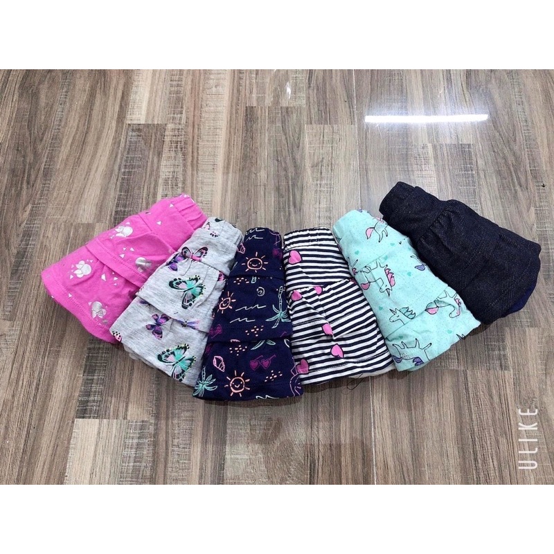 Chân váy bé gái, váy 2 tầng liền quần bên trong