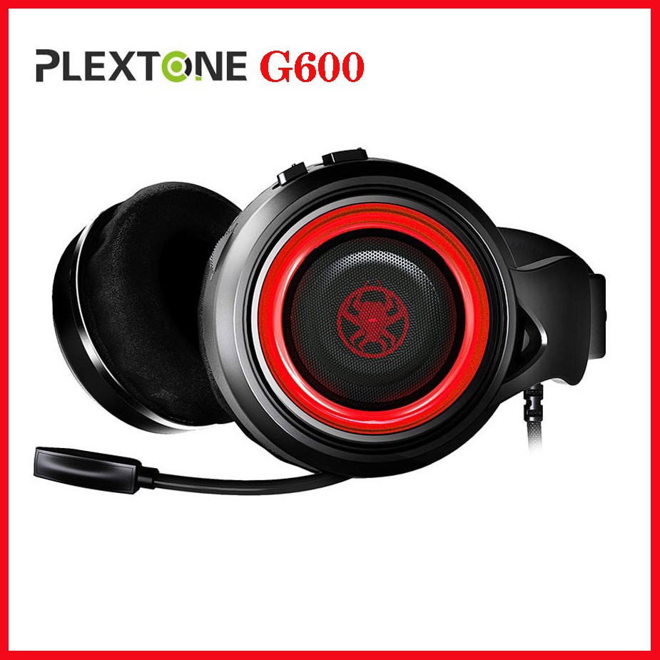 Bộ tai nghe gaming Plextone G600 và DAC Gaming âm thanh vòm 7.1 cho game thủ  chơi game PUBG và các game FPS