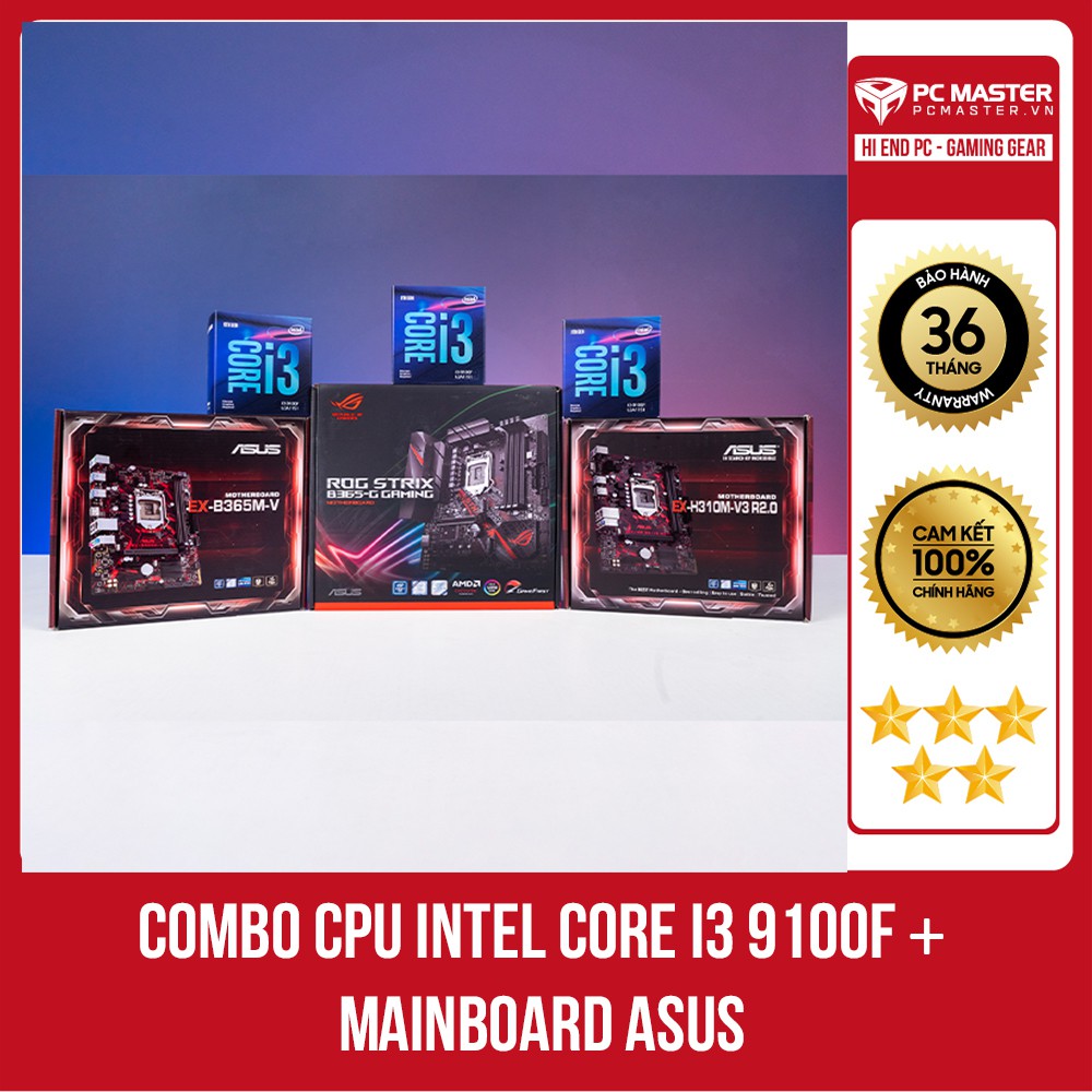 CPU Intel Core i3 9100F (3.6GHz Turbo Up To 4.2GHz, 4 nhân 4 luồng, 6MB Cache, Coffee Lake) | BigBuy360 - bigbuy360.vn
