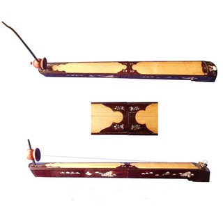 Đàn bầu Việt Nam khảm trai gấp gọn.