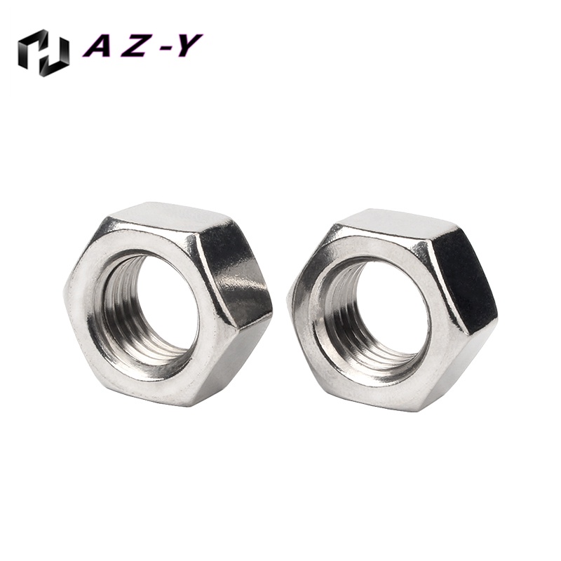 Đai Ốc Lục Giác Bằng Thép Không Gỉ 304 M1M2M3M4M5M6M8M10M12M14M16M18M20M22M24M26M28M30