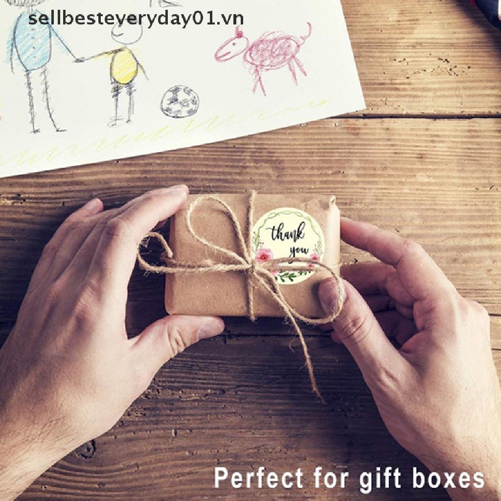 Cuộn 500 Nhãn Dán Tròn Thank You Trang Trí Tiệc