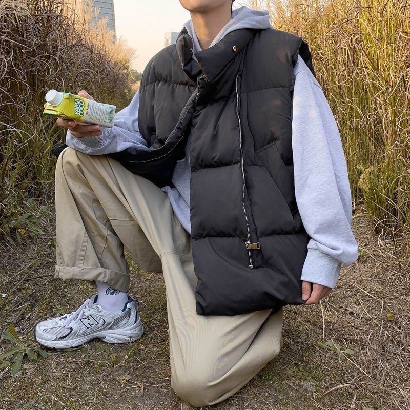 Áo gile phao nam mùa đông kèm ảnh thật của shop bảng kích cỡ cuối cùng