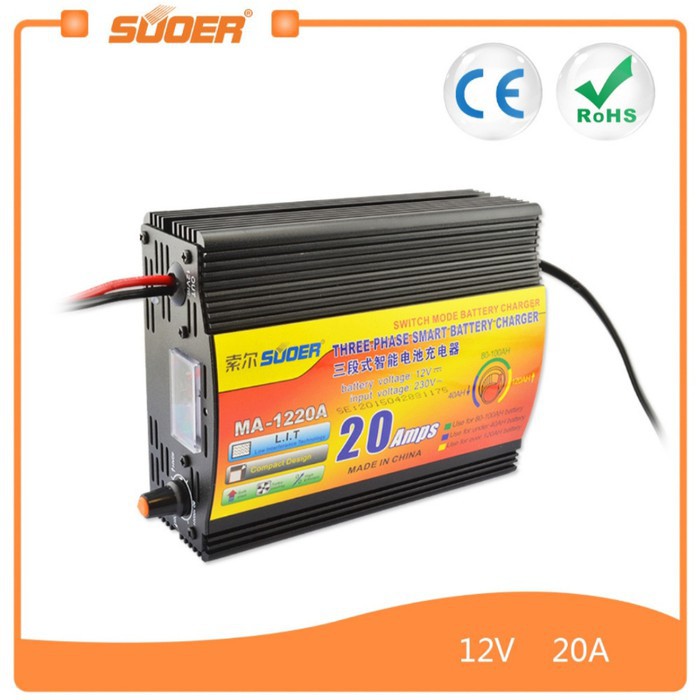 Sạc ắc quy thông minh 12V 20A - MA-1220A