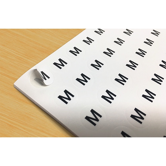 Nhãn Decal giấy In sẵn Size XS, S, M, L, XL, XXL kích thước 1.1cm chỉ cần gỡ và dán size áo, giày, dép 1 tờ 104 nhãn