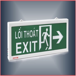 Đèn exit chỉ dẫn lối thoát hiểm Kentom 1 MẶT 601