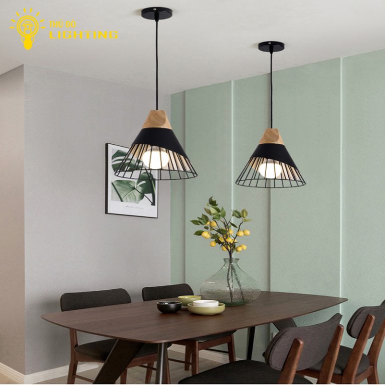 Đèn Thả Trần Trang Trí Đơn THỦ ĐÔ LIGHTING TD008 Mang Phong Cách Hiện Đại Chất Liệu Hợp Kim Sơn Tĩnh Điện Bền Bỉ