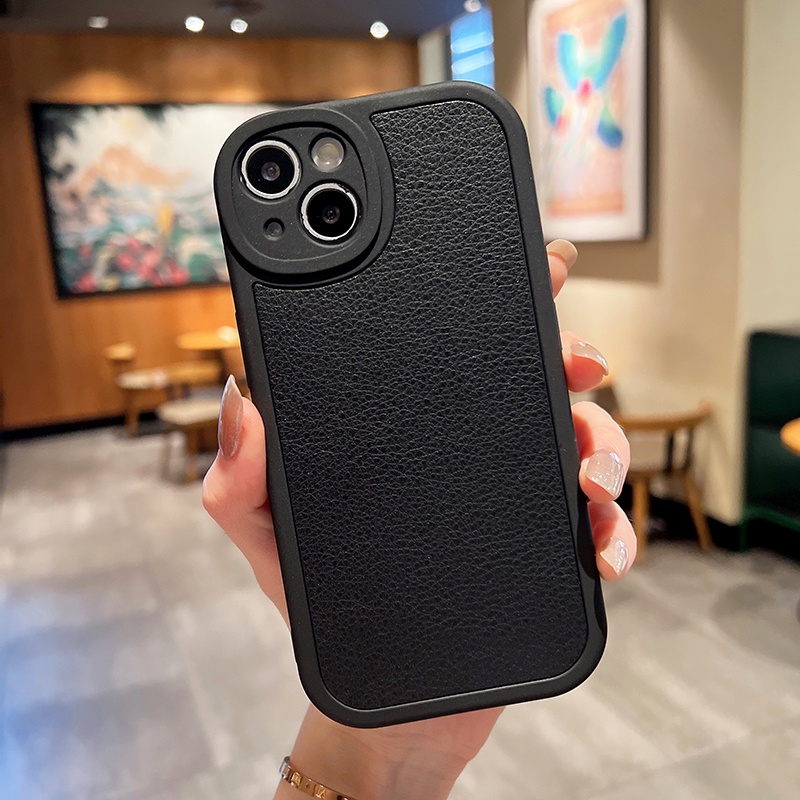 Ốp Điện Thoại Mềm Hình Đôi Mắt Màu Trơn Cho Xiaomi Redmi 9A 9C 10A K20 K30 K40S K50 Note 7 8 Pro