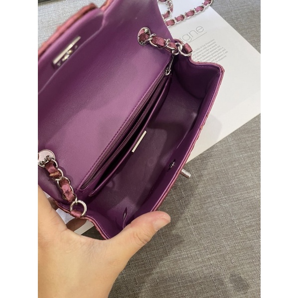 Túi xách cn da trănn thật size 20 si tuyển