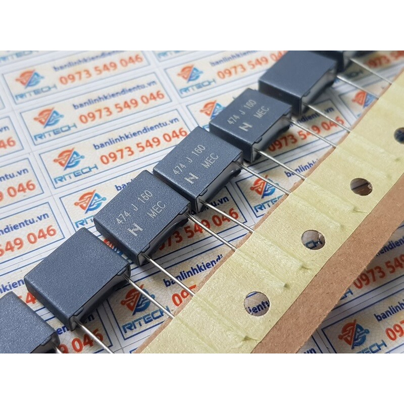 [ Combo 20 chiếc] Tụ kẹo 474J 160V kích thước 13x5x10mm hàng chính hãng