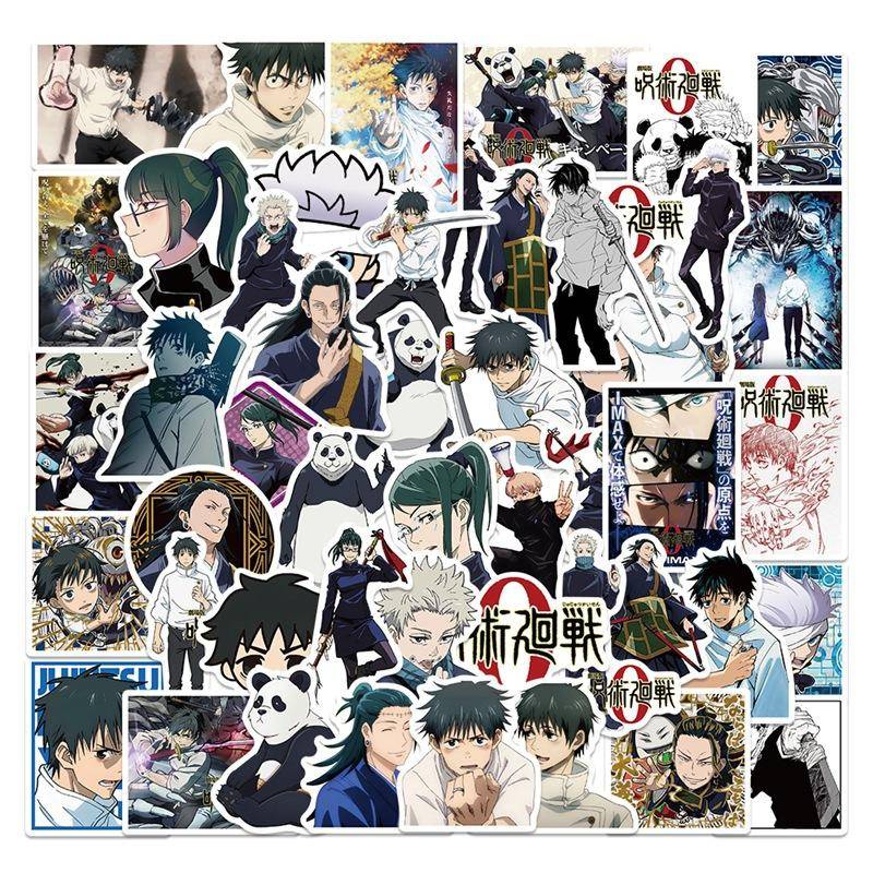 Bộ 50 Tờ Giấy Sticker In Hình Nhân Vật Anime Dễ Thương Dùng Để Trang Trí