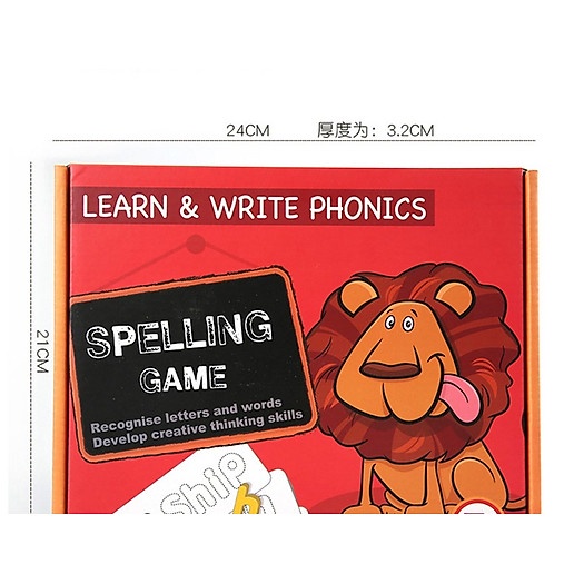 Spelling game con sư tử - Trò chơi đánh vần ghép từ vựng tiếng Anh 52 chữ cái