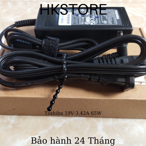 Sạc Laptop Toshiba 19V-3.42A 65W dùng cho Toshiba M200 A200 L200 L310 C600 C640 C645 L640 L645 L655 L745 C850 C875 L840